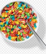 Image result for Fruity Pebbles Cereal with Milk Aesthetic