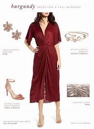 Image result for Burgundy Dress On Dock by Lake