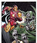 Image result for Dr. Doom vs Iron Man