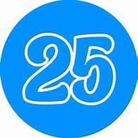 Image result for Number 25 Circle Icon