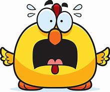 Image result for Scared Chicken Clip Art