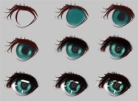 Image result for eye drawing anime