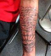 Image result for Bible Verse Forearm Tattoos