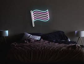 Image result for Neon Sign Trans Flag