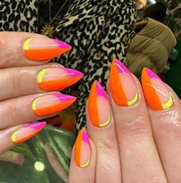 Image result for Neon Light Pink Summer Nails