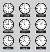 Image result for Time Zones Black and White