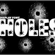 Image result for Fonts with Holes