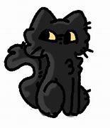 Image result for Black Cat Desktop Cute Doodle