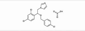 Image result for Econazole Nitrate Structure