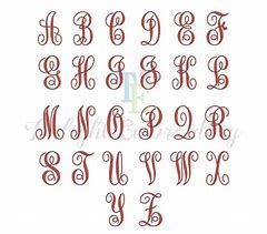 Image result for Free Embroidery Monogram Fonts