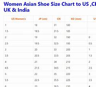 Image result for Vietnam Shoe Size Chart