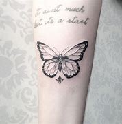 Image result for Small Tattoos Black Butterfly