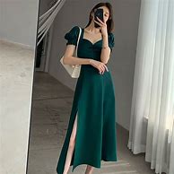 Image result for Green Dress Style