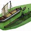 Image result for Canal Boat Drawing