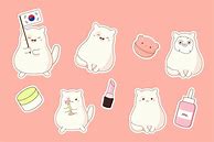 Image result for Korean Cat Aesthetic Stickers