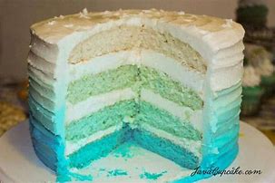 Image result for Ombre Blue Elsa Cake