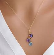 Image result for Mother's Birthstone Necklace