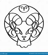 Image result for Aries Zodiac Sign Outline