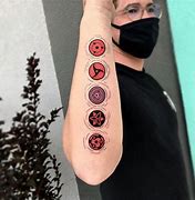 Image result for Small Sharingan Tattoo