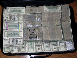 Image result for Stacks of Drug Money