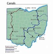 Image result for Ohio Canal System Map