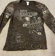 Image result for Brown Y2K Shirt