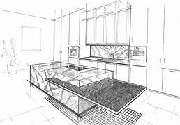 Image result for Modern Kitchen Sketches