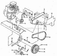 Image result for Craftsman Rear Tine Tiller Parts Diagram