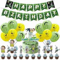 Image result for Rick and Morty Party Supplies