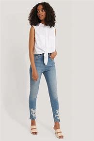 Image result for Chewed Hem Jeans