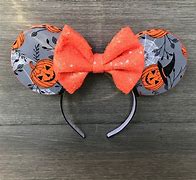 Image result for Disney Halloween Mickey Ears