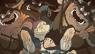 Image result for Lake Town Hobbit Cartoon