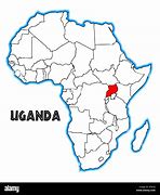 Image result for Uganda On African Map