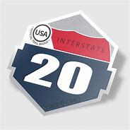 Image result for Interstate 20 Logo