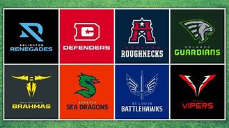 Image result for XFL Team Logos