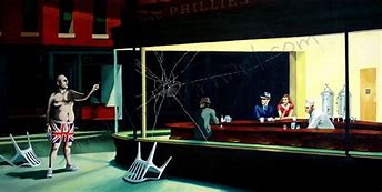 Image result for Banksy Nighthawks