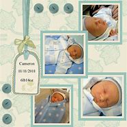 Image result for Baby Boy Scrapbook Layout Ideas