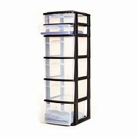 Image result for Plastic Tower Storage Drawers