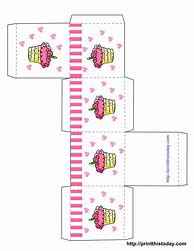 Image result for Free Printable Favor Boxes Templates