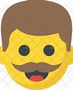 Image result for Emoji with Father Mustache