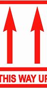 Image result for This Way Up Sign