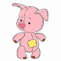 Image result for Pink Pig Soft Toy