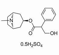 Image result for Atropine Sulphate Structure