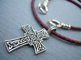 Image result for Celtic Cross Necklace for Men