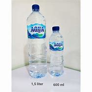 Image result for Ukuran Botol Aqua 600 Ml