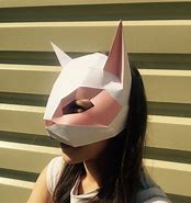 Image result for Cat Mask Made with Paper