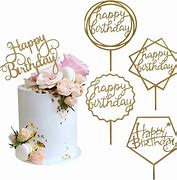 Image result for Happy Birthday Cake Topper Pinterest