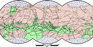 Image result for Flat Map of Mars