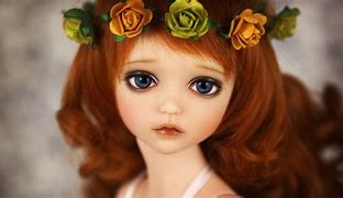 Image result for Doll with Blue Eyes and Brown Hair