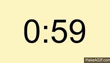 Image result for Timer 1 Minute Animated